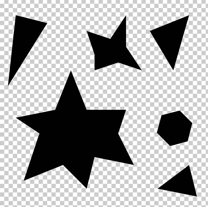 Star Computer Icons Line Particle PNG, Clipart, Angle, Area, Black, Black And White, Circle Free PNG Download