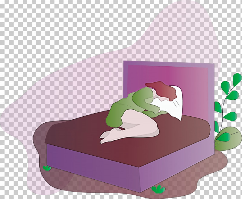 World Sleep Day Sleep Girl PNG, Clipart, Bed, Furniture, Girl, Green, Purple Free PNG Download