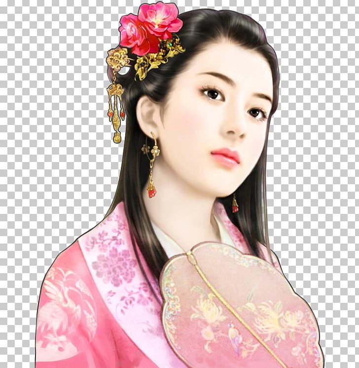 China Woman Chinese Art PNG, Clipart, Art, Beauty, Black Hair, Brown Hair, China Free PNG Download