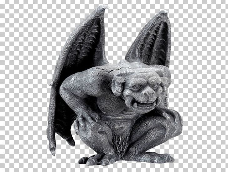 Gargoyle Figurine Statue Sculpture Action & Toy Figures PNG, Clipart, Action, Action Toy Figures, Amp, Art, Black And White Free PNG Download