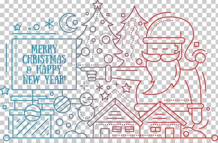 Santa Claus Christmas Illustration PNG, Clipart, Cartoon, Christmas, Christmas Border, Christmas Frame, Christmas Lights Free PNG Download