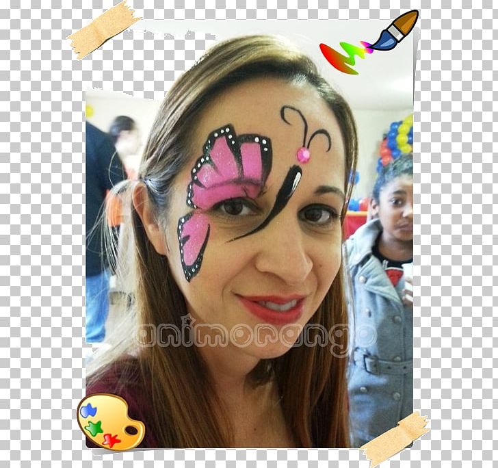 Butterfly Painting Face Cheek Make-up PNG, Clipart, Art, Butterfly, Cheek, Eyebrow, Eyelash Free PNG Download