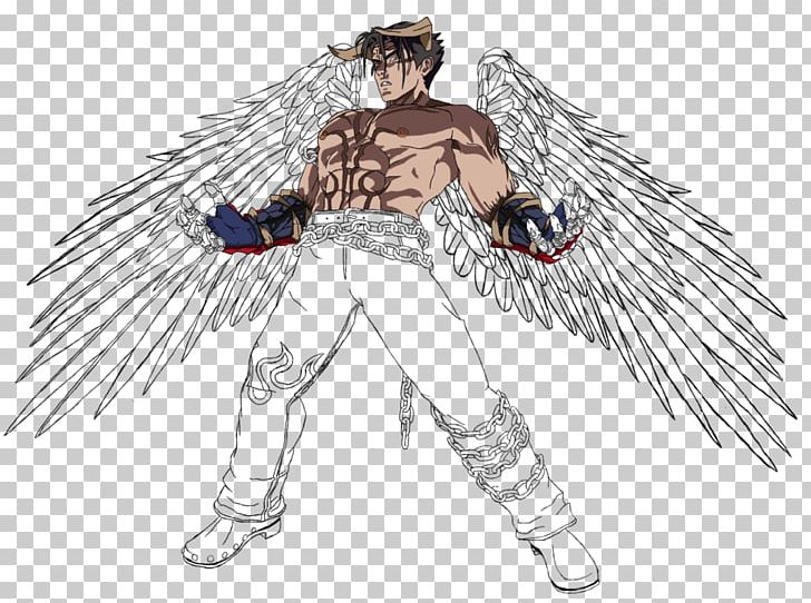 Kazuya Mishima Jin Kazama Tekken 6 Devil Jin PNG, Clipart, Angel, Anime, Art, Bird, Cartoon Free PNG Download