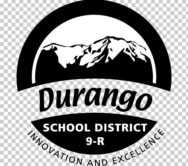 Durango School District 9-R Logo Brand Font PNG, Clipart, Animal, Area, Art, Black And White, Brand Free PNG Download
