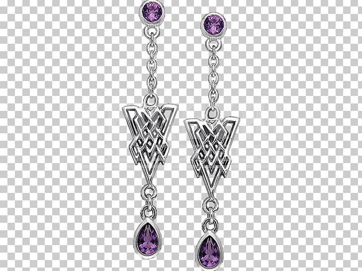Earring Jewellery Gemstone Silver Clothing Accessories PNG, Clipart, Amethyst, Body Jewellery, Body Jewelry, Celts, Clothing Accessories Free PNG Download