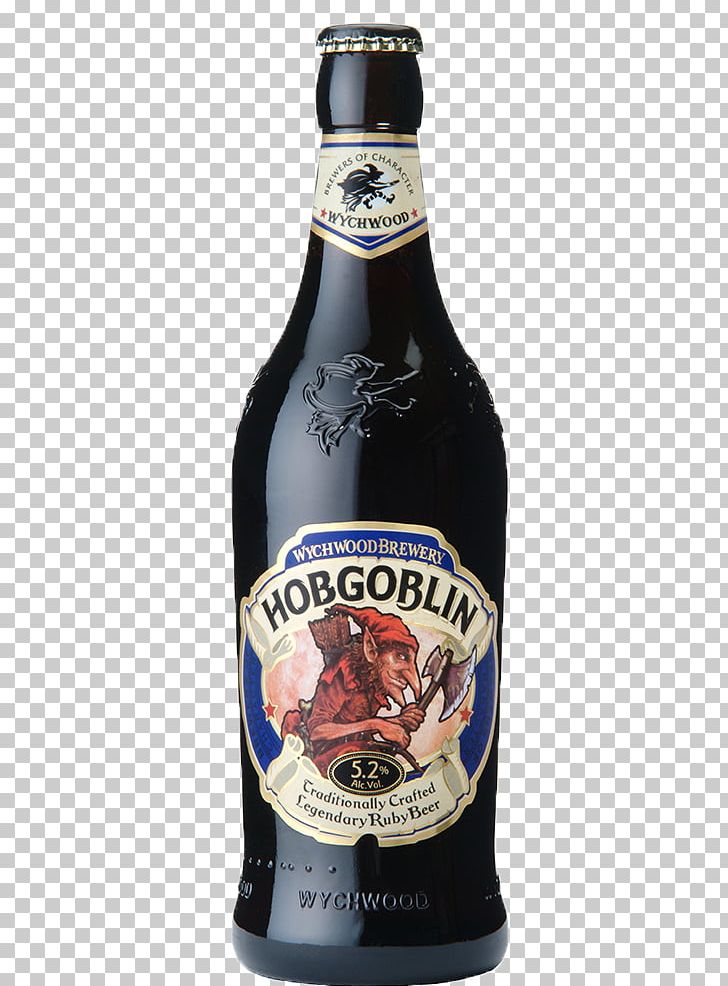 Wychwood Brewery India Pale Ale Beer Wychwood Hobgoblin PNG, Clipart, Alcoholic Beverage, Ale, Beer, Beer Bottle, Beer Brewing Grains Malts Free PNG Download