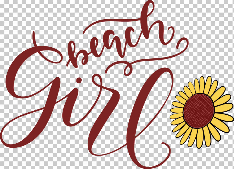 Flower Logo Calligraphy Petal Meter PNG, Clipart, Beach Girl, Calligraphy, Flower, Happiness, Line Free PNG Download