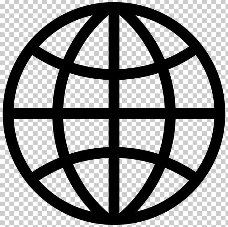 Globe World Computer Icons PNG, Clipart, Area, Black And White, Circle, Computer Icons, Ebola Free PNG Download