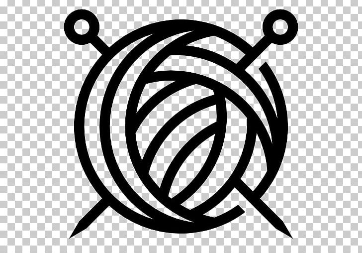 Knitting Computer Icons Stitch Crochet Yarn PNG, Clipart, Artwork, Black And White, Circle, Computer Icons, Crochet Free PNG Download
