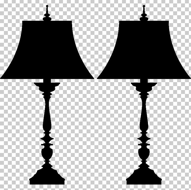 Bedside Tables Lampe De Chevet Silhouette PNG, Clipart, Bedroom, Bedside Tables, Black And White, Candle Holder, Ceiling Fixture Free PNG Download