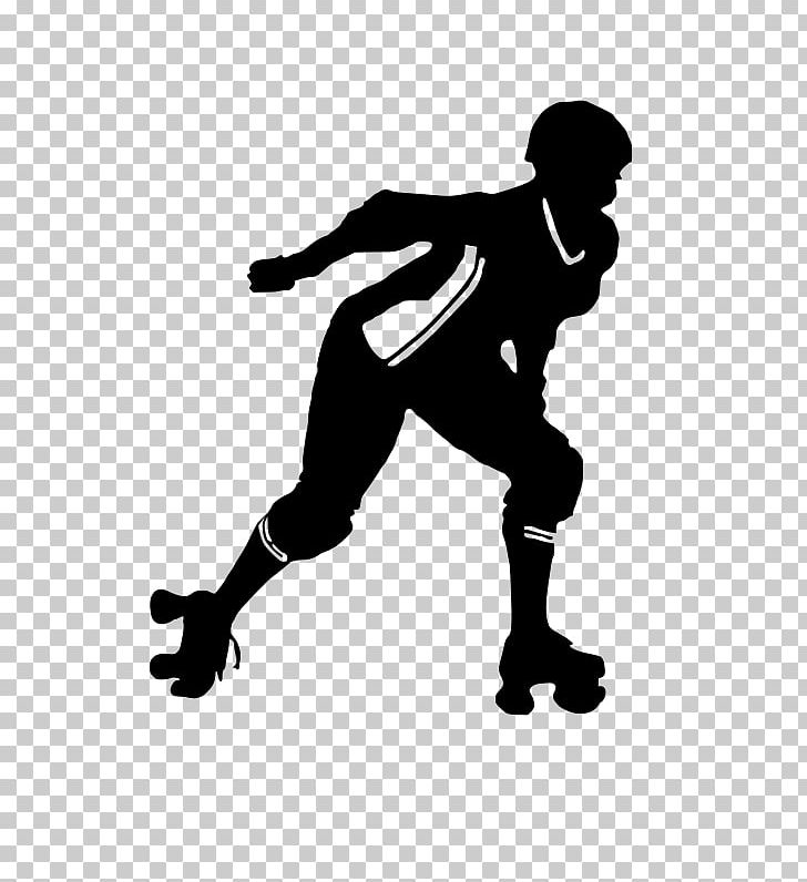 Roller Derby Roller Skates Roller Skating PNG, Clipart, Angle, Arm, Ball, Black, Black And White Free PNG Download