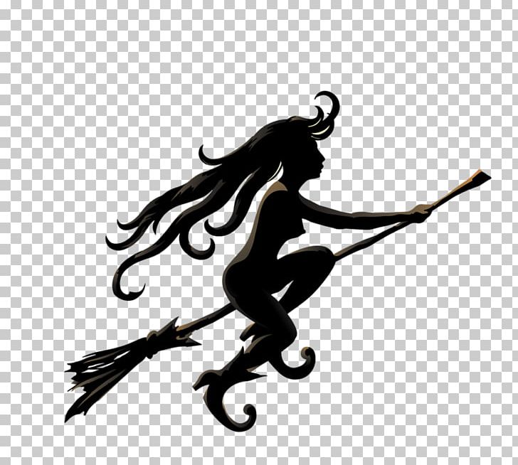 Broom Witch Portable Network Graphics Silhouette PNG, Clipart, Art, Besom, Black And White, Broom, Digital Image Free PNG Download