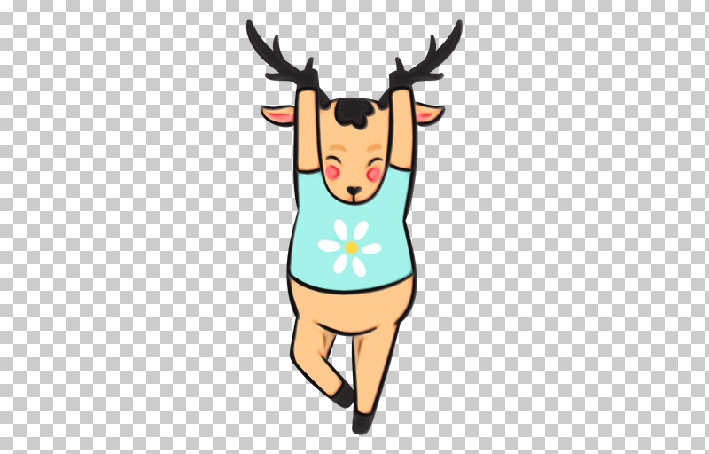 Reindeer PNG, Clipart, Antler, Cartoon, Character, Deer, Human Biology Free PNG Download