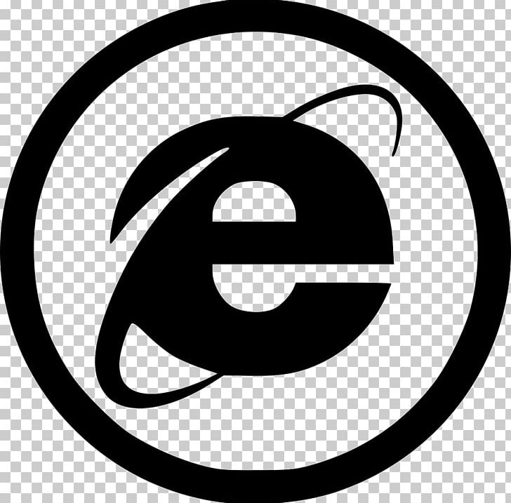 Internet Explorer 11 Web Browser Microsoft PNG, Clipart, Area, Black And White, Brand, Cartoon, Circle Free PNG Download