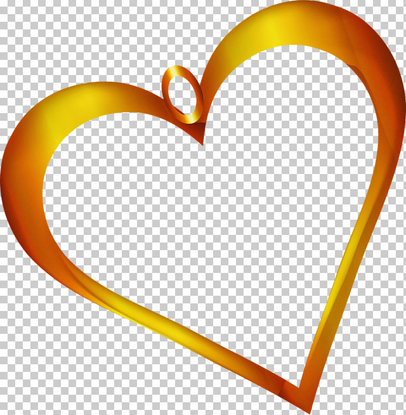 Gold Heart Valentines Day PNG, Clipart, Gold Heart, Heart, Love, Orange, Symbol Free PNG Download
