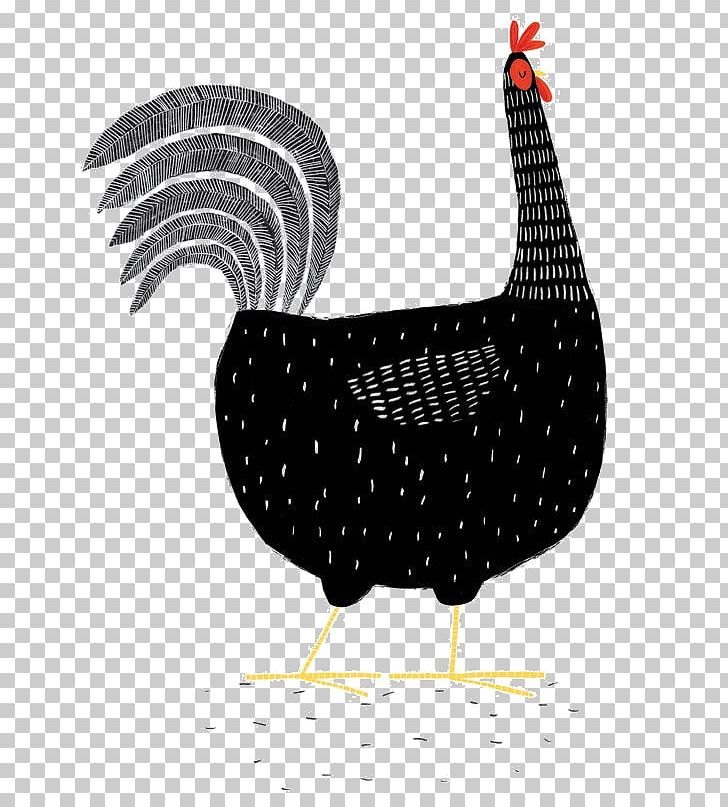 Plymouth Rock Chicken Hen Drawing Illustrator PNG, Clipart, Art, Beak, Bird, Black, Chicken Free PNG Download