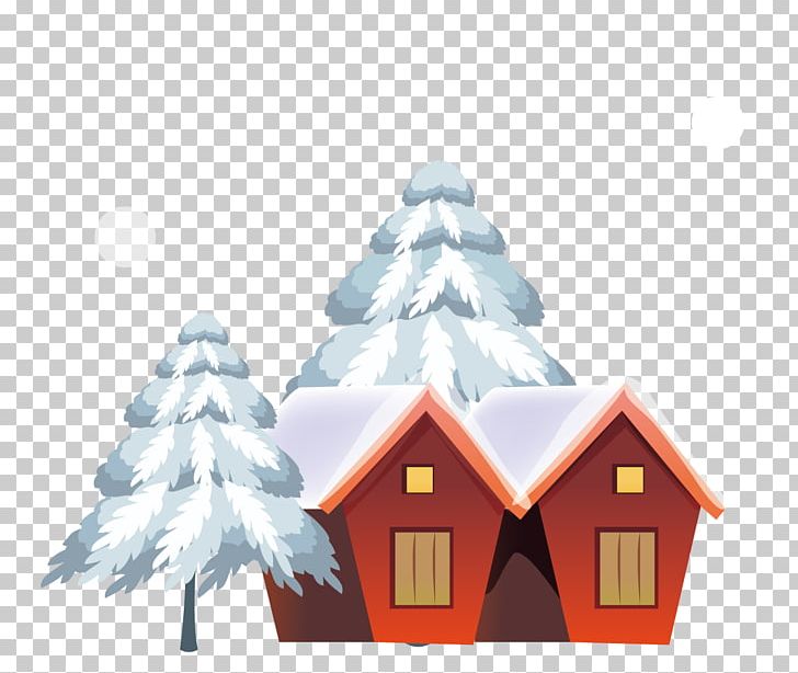 Winter Tree Branch Houses PNG, Clipart, Christmas, Christmas Decoration, Christmas Ornament, Christmas Tree, Cre Free PNG Download