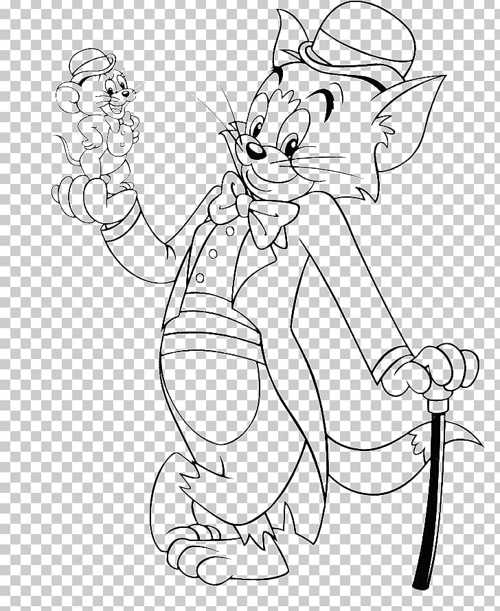 Tom Cat Coloring Book Cartoon Tom And Jerry Drawing PNG, Clipart, Angle,  Arm, Art, Artwork, Black