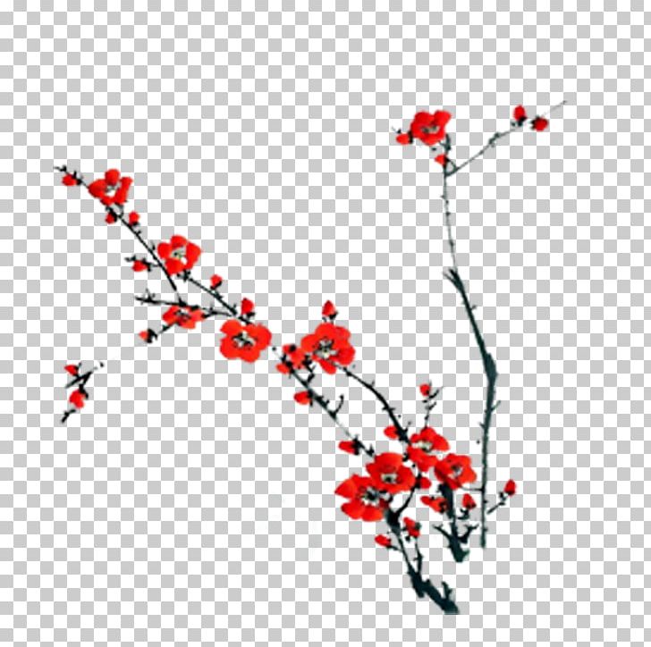 Red And White Plum Blossoms PNG, Clipart, Blossom, Branch, Cherry Blossom, Computer Icons, Encapsulated Postscript Free PNG Download