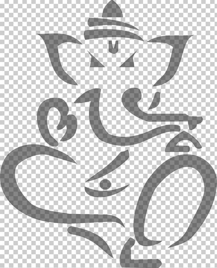Ganesha PNG, Clipart, Bal Ganesh, Black And White, Calligraphy, Clip Art, Cup Free PNG Download