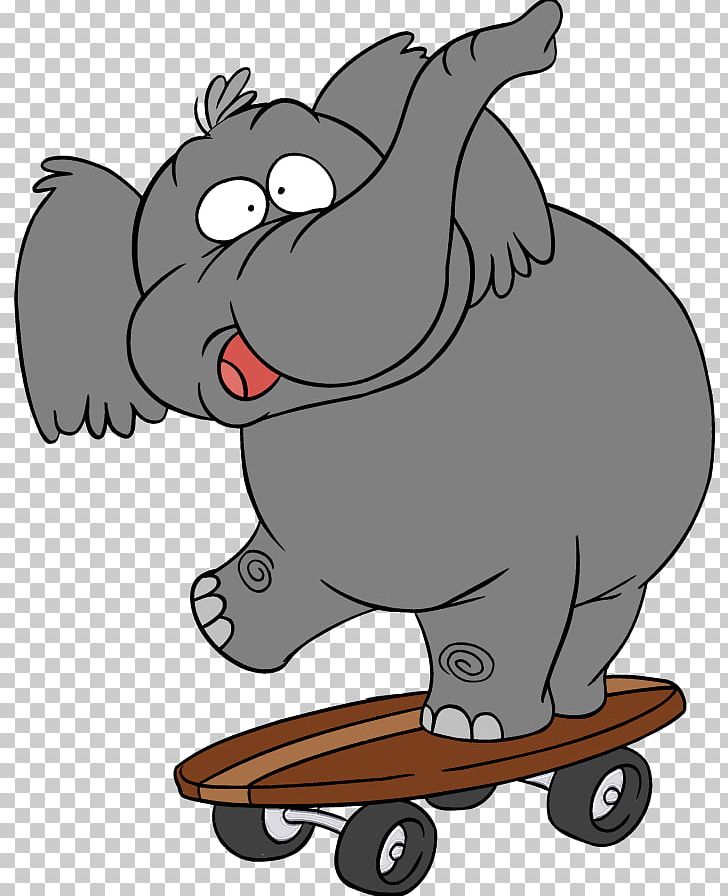 Indian Elephant African Elephant Dog Canidae PNG, Clipart, African Elephant, Animals, Canidae, Carnivoran, Cartoon Free PNG Download