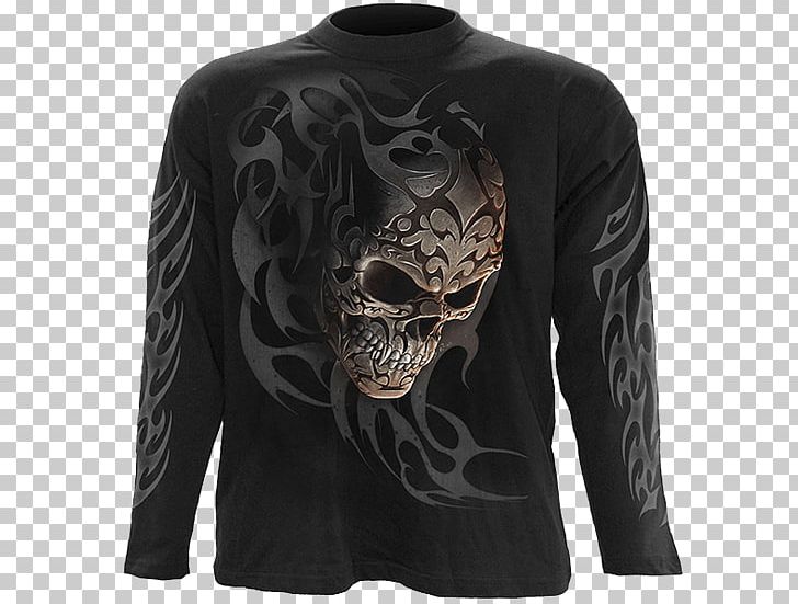 Long-sleeved T-shirt Long-sleeved T-shirt Clothing PNG, Clipart, Affliction Clothing, Black, Blouse, Clothing, Crew Neck Free PNG Download