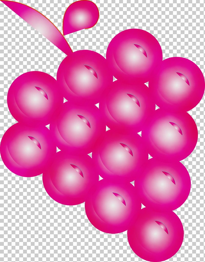 Pink Balloon Magenta Ball Plant PNG, Clipart, Ball, Balloon, Fruit, Grapes, Magenta Free PNG Download