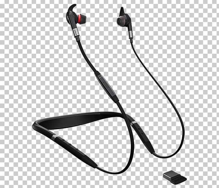 Microphone Phone Headset Bluetooth Cordless Jabra Evolve 75e UC Noise-cancelling Headphones PNG, Clipart, Active Noise Control, Audio Equipment, Bluetooth, Cable, Electronics  Free PNG Download