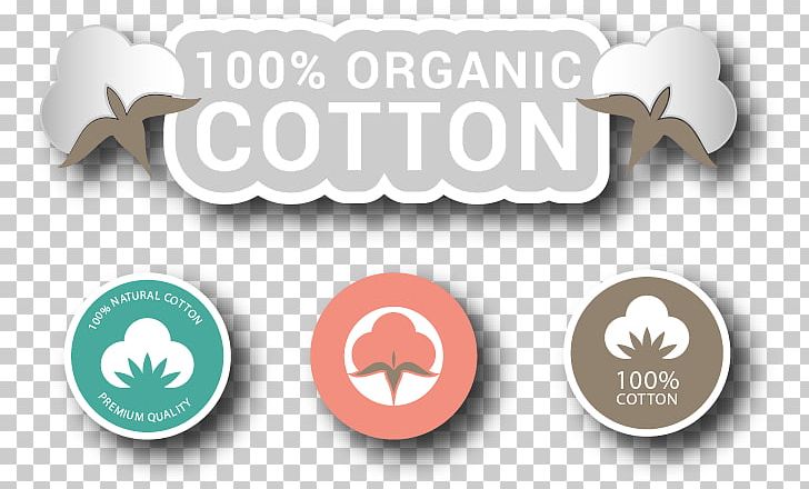 Organic Cotton Logo Textile PNG, Clipart, Brand, Clothing, Cotton, Decal, Label Free PNG Download