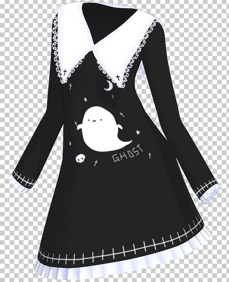 Sleeve Dress Clothing MikuMikuDance Lab Coats PNG, Clipart, Art, Artist, Black, Clothing, Costume Free PNG Download