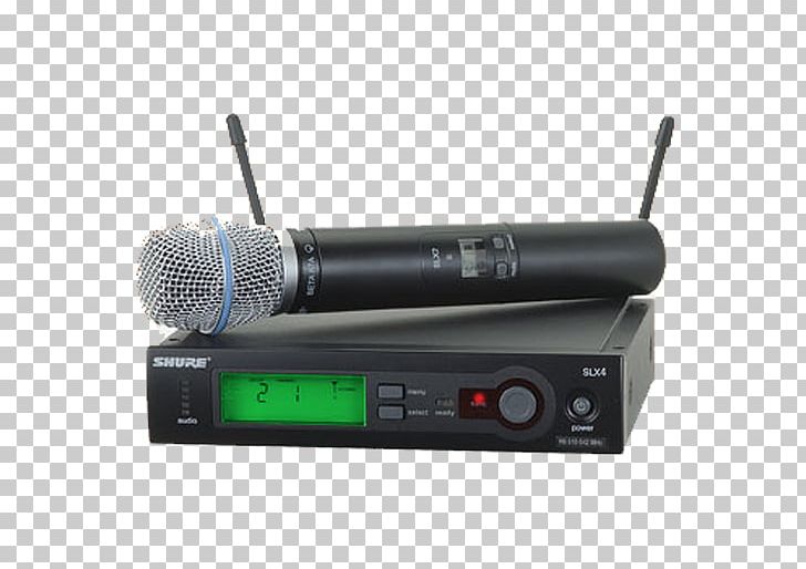 Wireless Microphone Shure BETA 87A Shure SLX24/BETA58 PNG, Clipart, Audio, Audio Equipment, Electronic Device, Electronics, Handheld Devices Free PNG Download