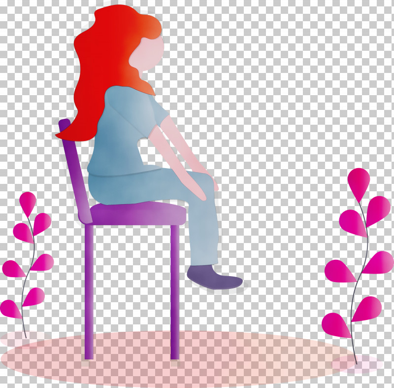 Pink Sitting Furniture Play PNG, Clipart, Furniture, Modern Girl, Paint, Pink, Play Free PNG Download