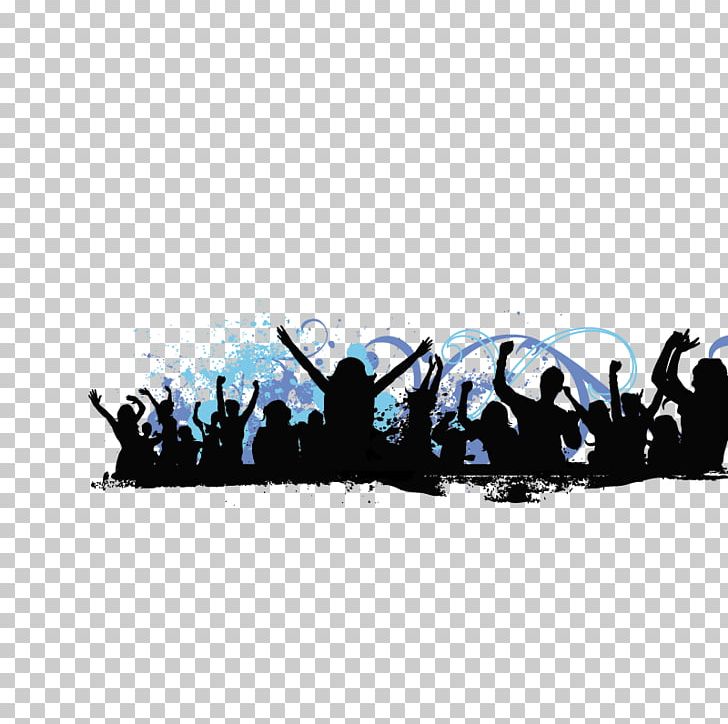 Crowd Silhouette PNG, Clipart, Audience, Black, Blue Butterfly, Brand, Butterflies Free PNG Download