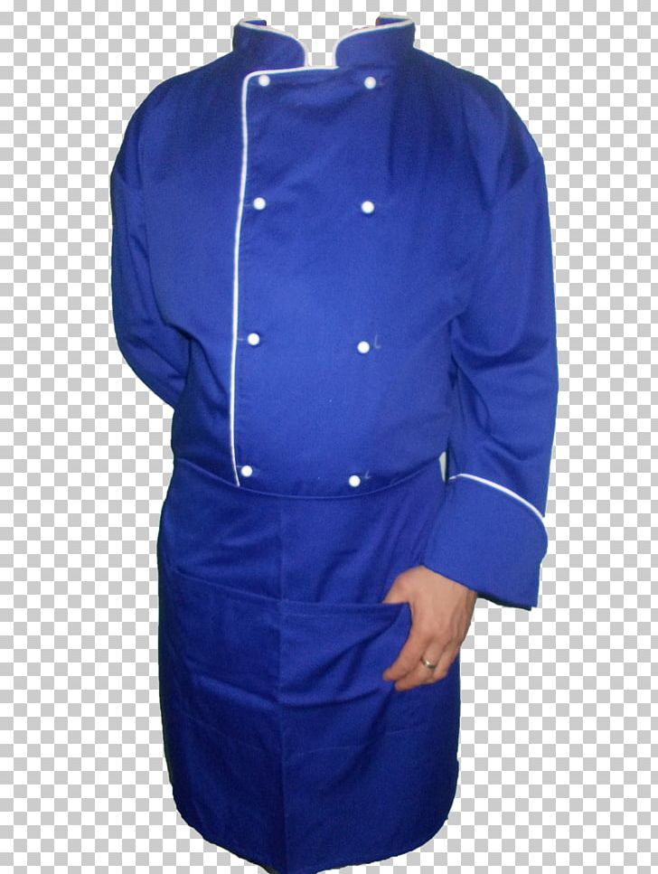 Khalat Cook Suit Blue Sleeve PNG, Clipart, Blue, Clothing, Cobalt Blue, Cook, Cotton Free PNG Download