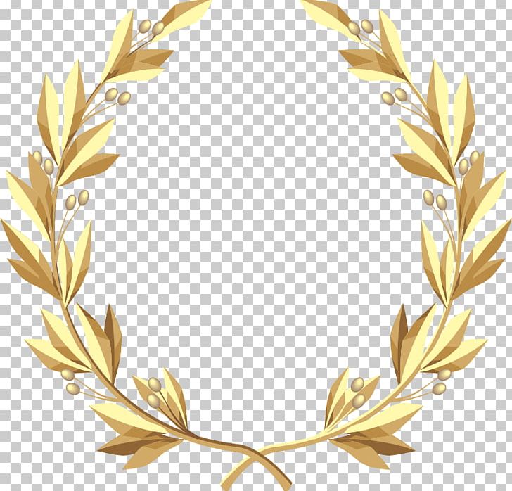 Laurel Wreath Gold PNG, Clipart, Christmas, Commodity, Computer Icons, Flower, Frame Free PNG Download