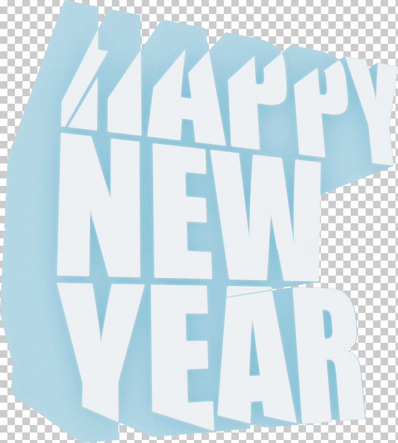 Happy New Year New Year PNG, Clipart, Aqua, Blue, Electric Blue, Happy New Year, Logo Free PNG Download