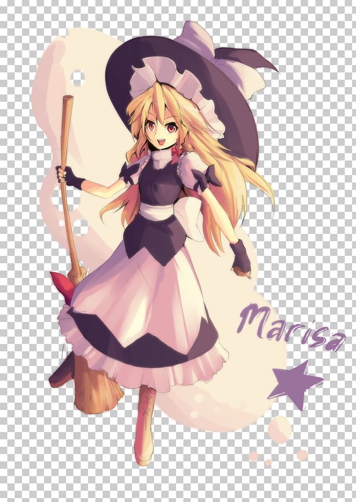 Perfect Cherry Blossom Marisa Kirisame Character Magician Braid PNG, Clipart, Anime, Blond, Braid, Broom, Brown Hair Free PNG Download