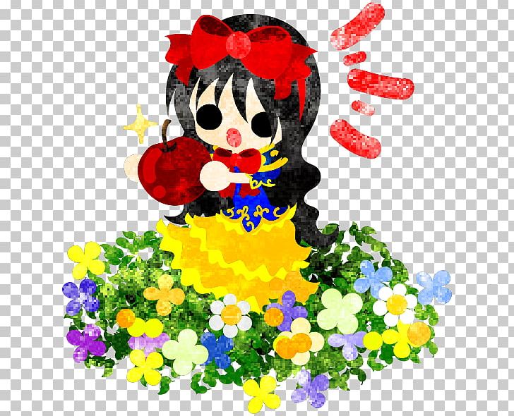 Snow White Floral Design Illustration PNG, Clipart, Art, Cut Flowers, Fairy Tale, Fictional Character, Flora Free PNG Download