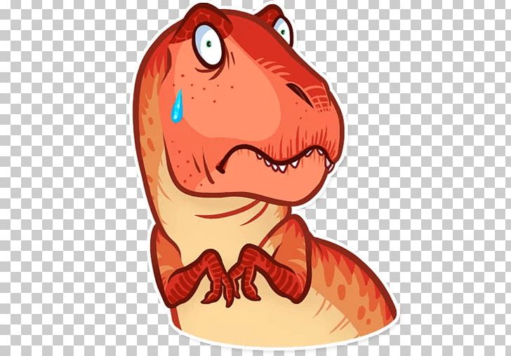 Dinosaur Sticker Telegram VK PNG, Clipart, Cartoon, Character, Dinosaur, Fantasy, Fiction Free PNG Download