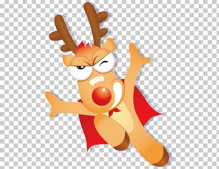 Reindeer Christmas Euclidean PNG, Clipart, Antler, Art, Cartoon, Chart, Christmas Border Free PNG Download