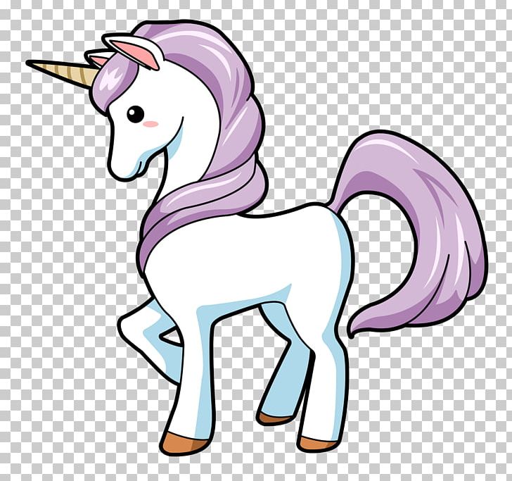 cartoon unicorn drawing