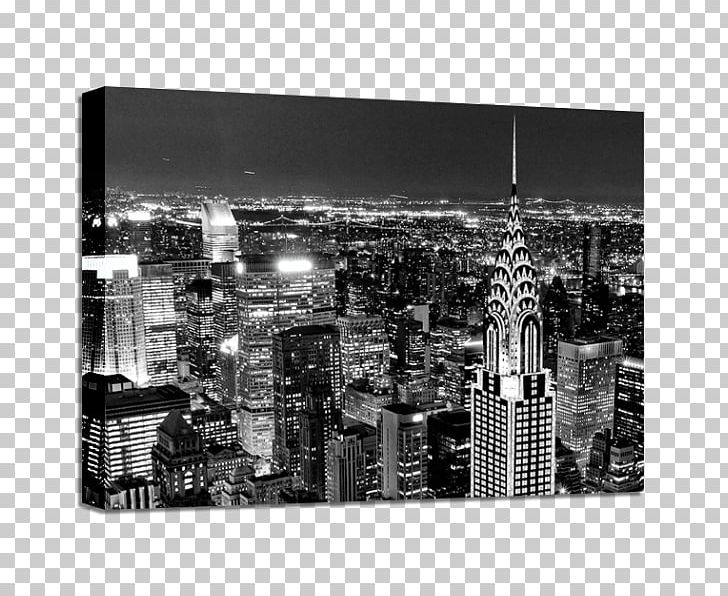 Chrysler Building Empire State Building Black And White Painting PNG, Clipart, Art, Black And White, Building, Canvas, Chrysler Building Free PNG Download