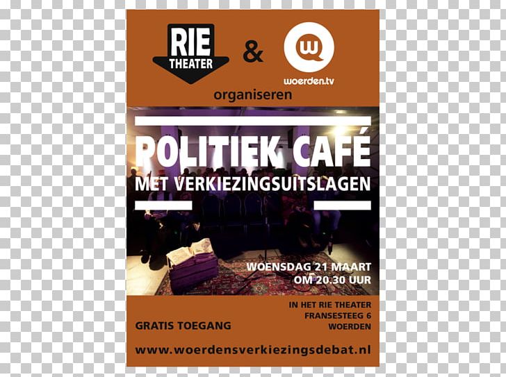 RIE Theater Theatre Cultuur Lokaal Woerden Franse Steeg PNG, Clipart, Advertising, Basement, Brand, Cafe Poster, Culture Free PNG Download