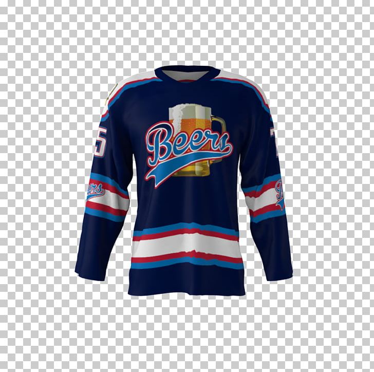 T-shirt Jersey National Hockey League Sleeve PNG, Clipart, Beer, Blue, Brand, Clothing, Custom Free PNG Download