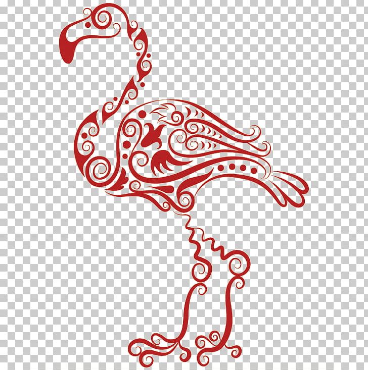 Tattoo Flamingo Drawing Illustration PNG, Clipart, Animals, Area, Art, Bird, Black And White Free PNG Download