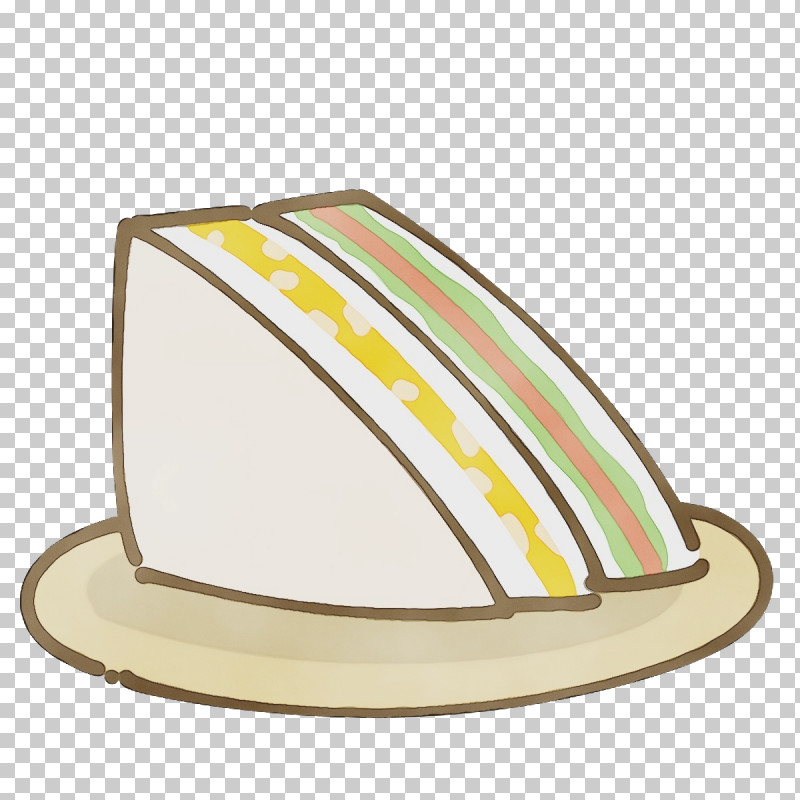 Hat Yellow PNG, Clipart, Cartoon Breakfast, Cute Breakfast, Hat, Paint, Watercolor Free PNG Download