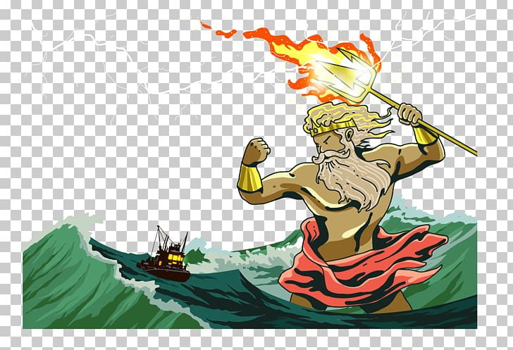 Poseidon Zeus PNG, Clipart, Art, Download, Euclidean Vector, Fictional Character, Fishing Free PNG Download