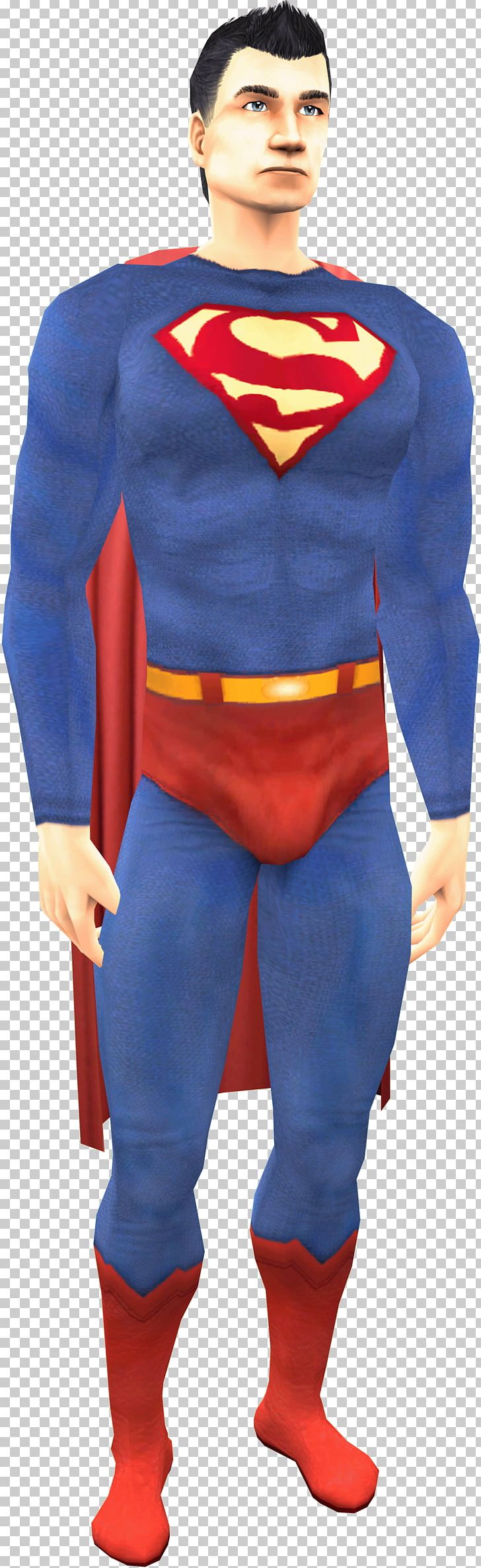 Outerwear Electric Blue Superman PNG, Clipart, Action Figure, Costume, Electric Blue, Fictional Character, Jorel Free PNG Download