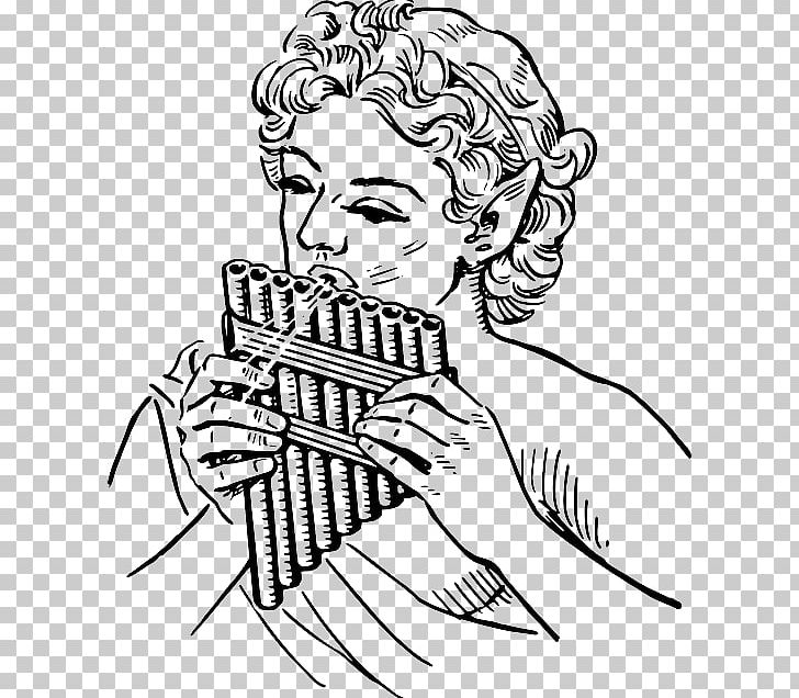Pan Flute Graphics Pipe Organ PNG, Clipart, Arm, Art, Black, Black And White, Face Free PNG Download