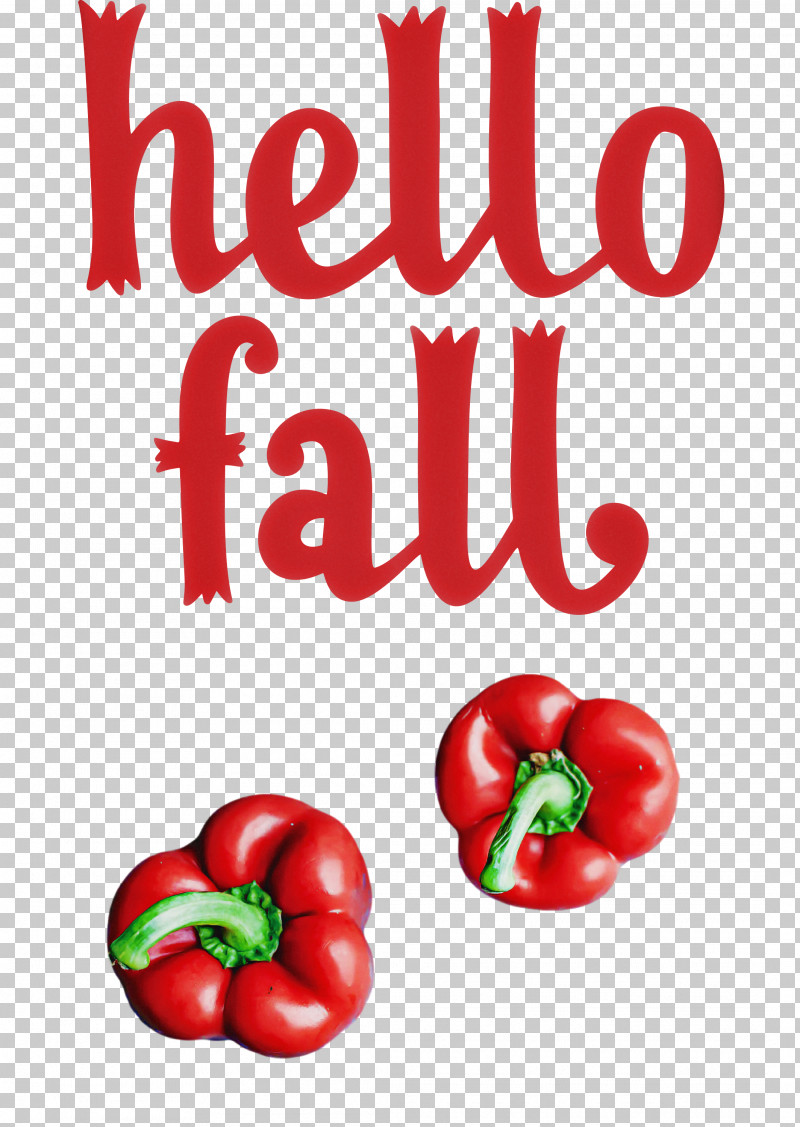 Hello Fall Fall Autumn PNG, Clipart, Autumn, Bell Pepper, Chili Pepper, Fall, Fruit Free PNG Download